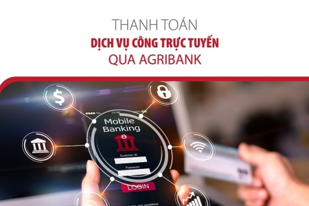 Thanh toán dịch vụ công qua Agribank: Đơn giản, dễ dàng và nhanh chóng