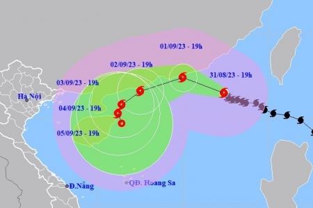 Siêu bão Sao La di chuyển nhanh, tàu biển trọng tải lớn có nguy cơ bị đánh đắm