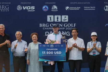 Aaron Wilkin đoạt chức vô địch BRG Open Golf Championship Danang 2023