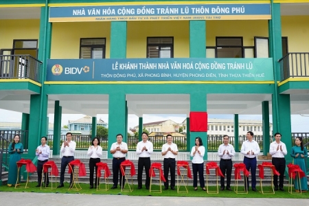 Khánh thành 4 nhà văn hóa cộng đồng tránh lũ tại Quảng Bình và Thừa Thiên Huế