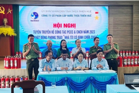 Thừa Thiên Huế- Phát động phong trào “Nhà tôi có bình chữa cháy”