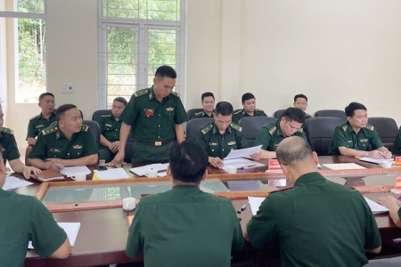 Kiểm tra công tác học ngoại ngữ và tiếng dân tộc tại Bộ đội Biên phòng tỉnh Thanh Hóa