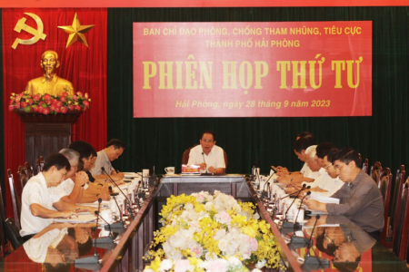 Hải Phòng đưa 04 vụ án, vụ việc tham nhũng, tiêu cực vào diện theo dõi, chỉ đạo xử lý