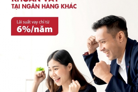 Agribank cho vay trả nợ trước hạn khoản vay tại các ngân hàng khác