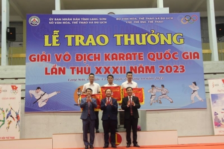 Lạng Sơn: Bế mạc Giải vô địch Karate quốc gia lần thứ 32