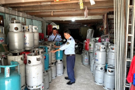 Tiền Giang: Kiểm tra, xử phạt 15 cơ sở vi phạm trong lĩnh vực kinh doanh LPG