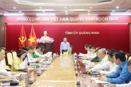 Hội nghị Ban Thường vụ Tỉnh ủy Quảng Ninh