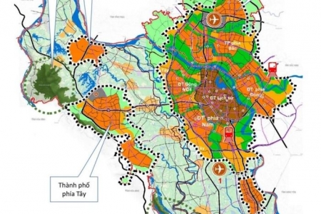 Định hướng điều chỉnh quy hoạch Thủ đô Hà Nội chỉ còn0 2 đô thị vệ tinh
