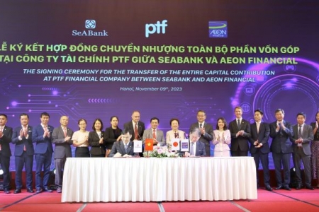 SeABank và AEON Financial ký kết hợp đồng chuyển nhượng Công ty tài chính PTF, trị giá 4.300 tỷ đồng