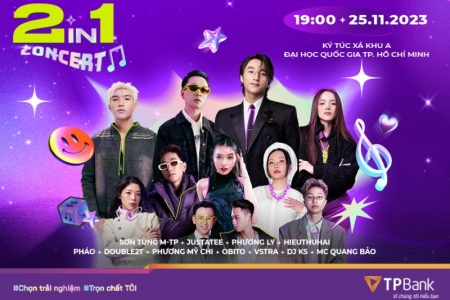 TPBank mời Bạn ‘bung hết mình’ tại TPBank 2in1 Concert