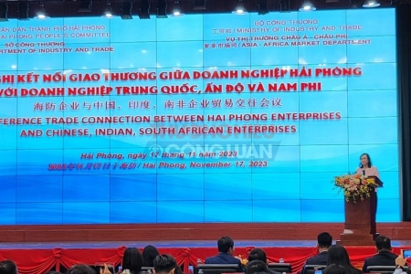 Hội nghị kết nối giao thương giữa doanh nghiệp Hải Phòng với doanh nghiệp Trung Quốc, Ấn Độ và Nam Phi