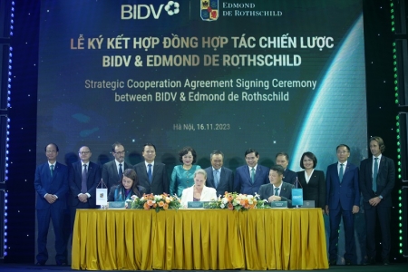 BIDV và Edmond de Rothschild hợp tác chiến lược cung cấp dịch vụ Private Banking hàng đầu Việt Nam