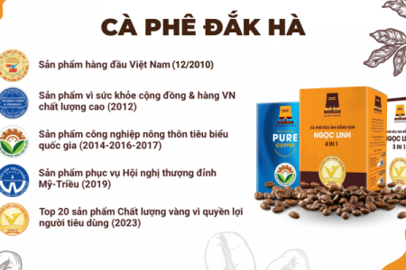 Cà phê Đắk Hà (DakHa Coffee) – thương hiệu Vàng vì sức khỏe cộng đồng