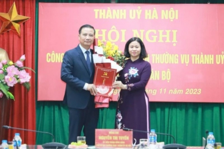 Bổ nhiệm Bí thư Quận ủy quận Hoàng Mai