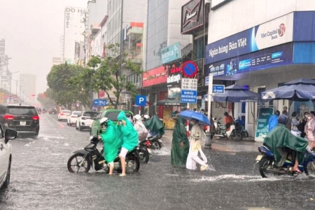 Đà Nẵng: Không khí lạnh đang tràn xuống, kèm mưa lớn nhiều ngày