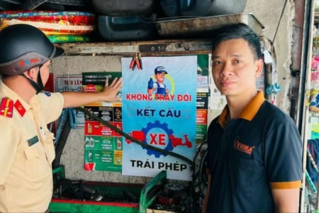 TP. Hồ Chí Minh: 207 tiệm sửa xe ở Gò Vấp cam kết báo công an nếu có ai tới độ xe