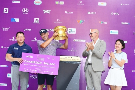 Golfer người Brazil vô địch Vinpearl DIC Legends Việt Nam 2023