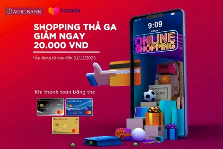 Hàng loạt ưu đãi cuối năm dành cho chủ thẻ Agribank Mastercard