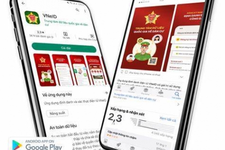 Phần mềm định danh điện tử VNeID đứng đầu danh sách tải về trên App Store 2023