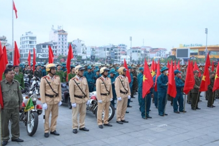 Bắc Giang: Ra quân thực hiện đợt cao điểm bảo đảm an ninh trật tự Tết Giáp Thìn 2024