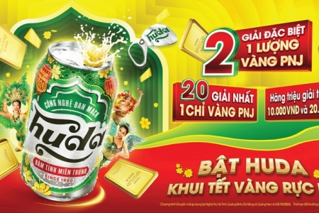 Khui vàng đón Tết rực rỡ cùng Huda Tết Carnival