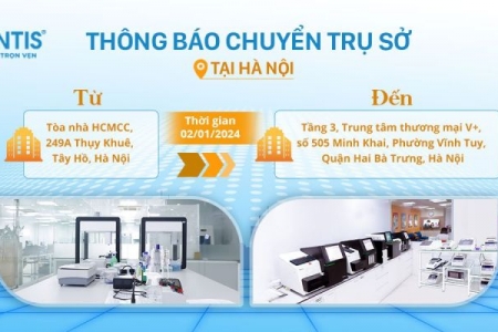 GENTIS thông báo chuyển trụ sở về Minh Khai, Hà Nội