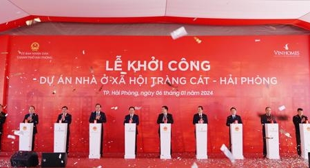 Vingroup khởi công dự án nhà ở xã hội Happy Home Tràng Cát tại thành phố "hoa phượng đỏ"