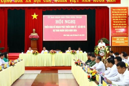 Năm 2024, Ninh Thuận xác định 03 khâu đột phá, 06 lĩnh vực ưu tiên