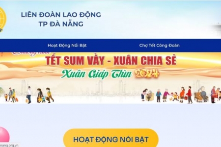 Đà Nẵng: Ra mắt giao diện Web Page “Tết sum vầy- Xuân chia sẻ Xuân Giáp Thìn 2024”