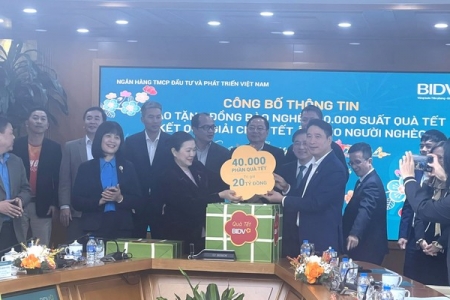 BIDV dành 20 tỷ đồng tặng quà Tết cho đồng bào nghèo Xuân Giáp Thìn 2024