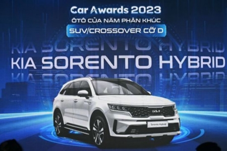 Kia Sorento nhận giải Ô tô của năm phân khúc SUV cỡ D tại Car Awards 2023