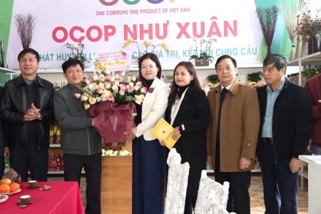 Thanh Hóa khai trương cửa hàng OCOP đầu tiên tại huyện miền núi Như Xuân