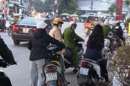 Công an TP. Thanh Hóa tăng cường các giải pháp đảm bảo trật tự ATGT dịp Tết Nguyên đán 2024