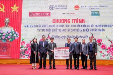 Agribank dành hơn 100 tỷ đồng chung tay vì người nghèo, đối tượng chính sách nhân dịp Xuân Giáp Thìn