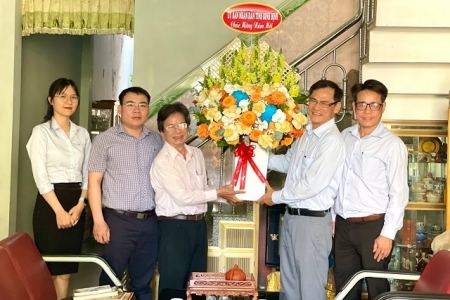 Bình Định: Lãnh đạo Sở TT&TT thăm, chúc Tết các cơ quan báo chí