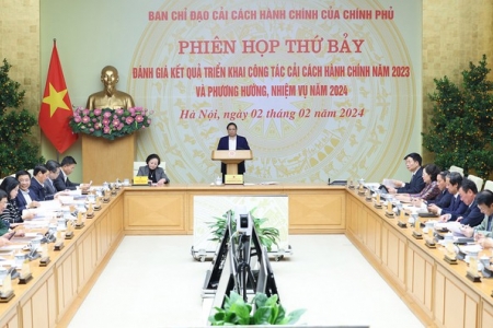 Năm 2024, đẩy mạnh cải cách hành chính trên 06 lĩnh vực
