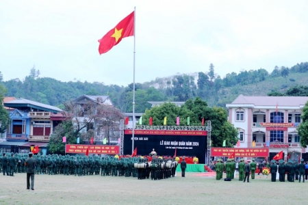 Lào Cai: Lễ giao, nhận quân tại huyện Bát Xát