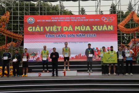 Lạng Sơn: Gần 600 vận động viên tham gia Giải Việt dã mùa Xuân
