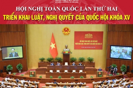 Ủy ban Thường vụ Quốc hội tổ chức Hội nghị triển khai 09 Luật, 10 Nghị quyết