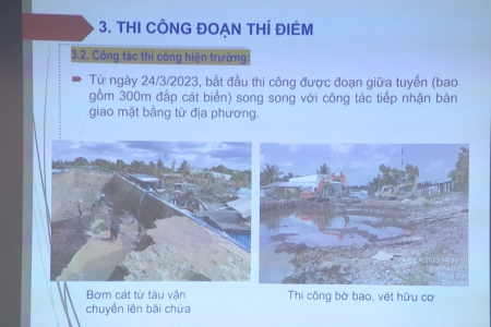 Quảng Ninh là địa phương đầu tiên trong cả nước đề xuất được mở rộng thí điểm dùng cát biển làm nền đường