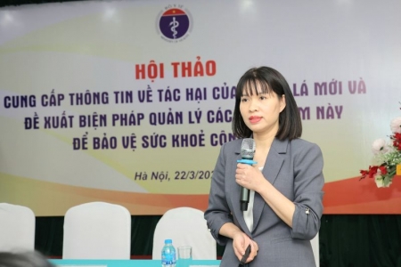 Bộ Y tế đề xuất Quốc hội sớm ban hành Nghị quyết cấm thuốc lá thế hệ mới