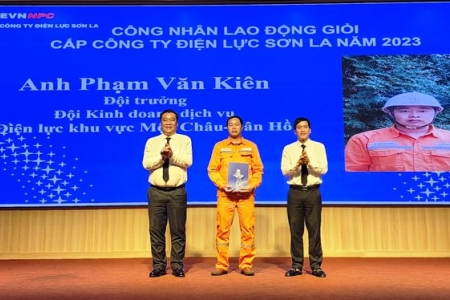 Công ty Điện lực Sơn La : Tôn vinh “Công nhân lao động giỏi năm 2023”