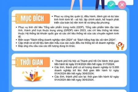 Hà Tĩnh thực hiện điều tra doanh nghiệp năm 2024