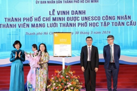 TP. Hồ Chí Minh là thành viên Mạng lưới thành phố học tập toàn cầu của UNESCO