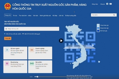 Cổng thông tin truy xuất nguồn gốc sản phẩm hàng hóa quốc gia đã sẵn sàng