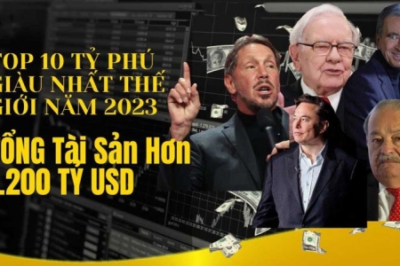 Những tỷ phú giàu nhất thế giới 2024 – Bài 1: Danh sách 10 người giàu nhất thế giới