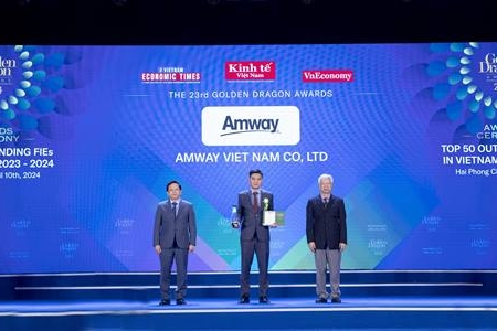 Amway Việt Nam đạt danh hiệu doanh nghiệp phát triển nền kinh tế xanh bền vững