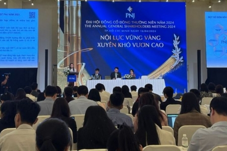 ĐHCĐ 2024: PNJ dự kiến số lượng phát hành gần 3,35 triệu cổ phiếu ESOP, chia cổ tức 20%