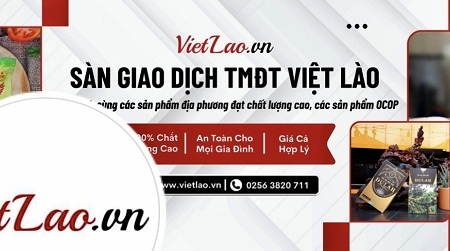 Bình Định và các tỉnh Nam Lào triển lãm trực tuyến các sản phẩm đặc trưng