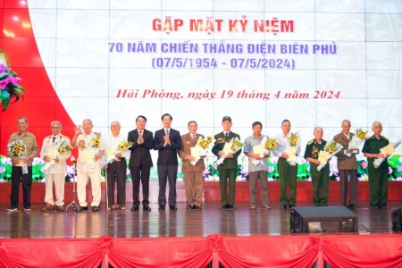 Hải Phòng tổ chức Gặp mặt Kỷ niệm 70 năm Chiến thắng Điện Biên Phủ (7/5/1954 – 7/5/2024)